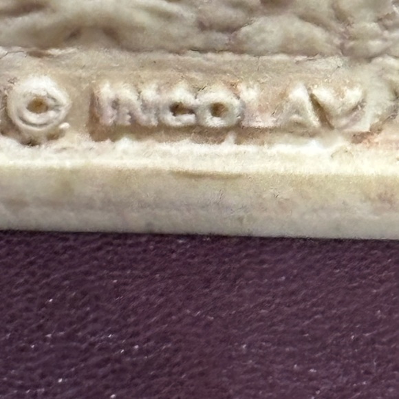 Vtg incolay Victorian hinged box - Picture 4 of 6